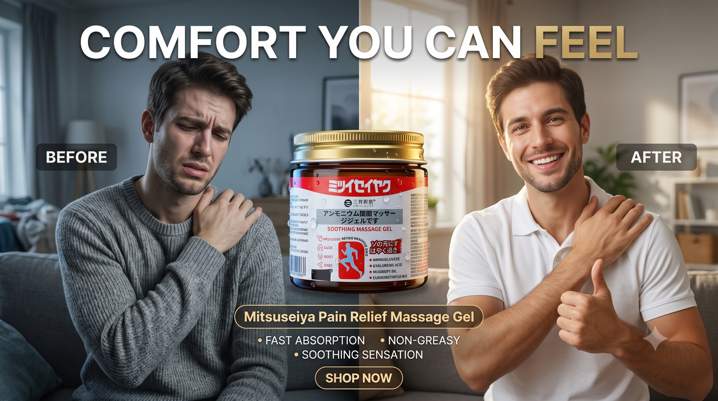 Pain Relief Massage Gel – Fast-Absorbing Gel for Joint, Muscle & Back Pain Relief (Pack of 2)