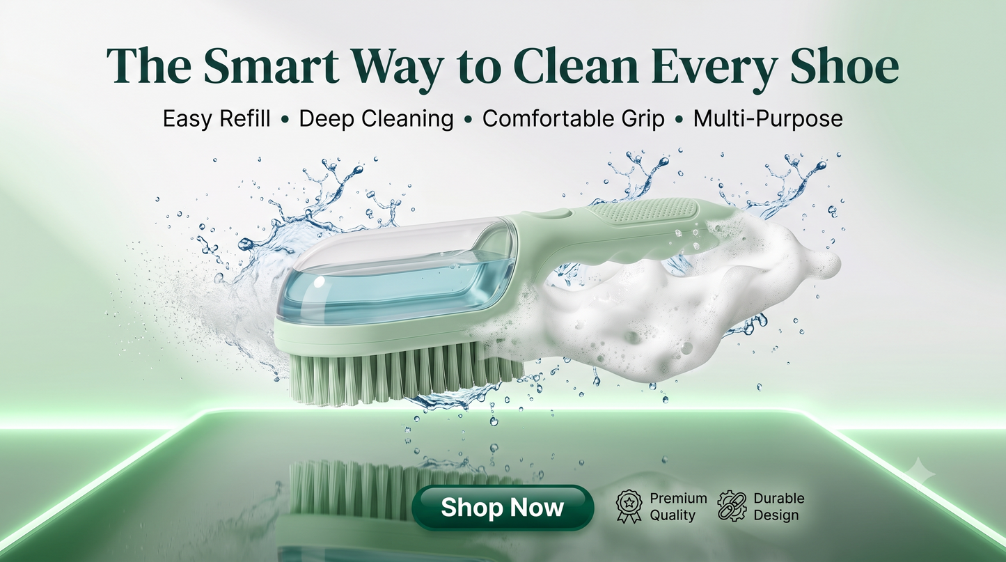 2-in-1 Liquid Dispensing Cleaning Brush