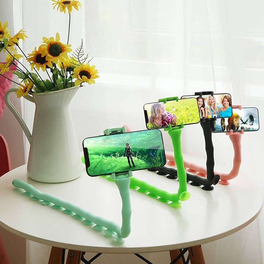 Cute Caterpillar Shape Flexible Mobile Phone Holder