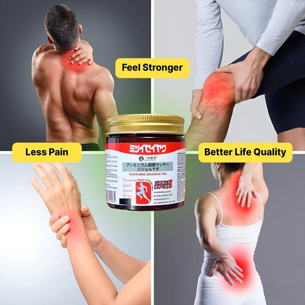Pain Relief Massage Gel – Fast-Absorbing Gel for Joint, Muscle & Back Pain Relief (Pack of 2)