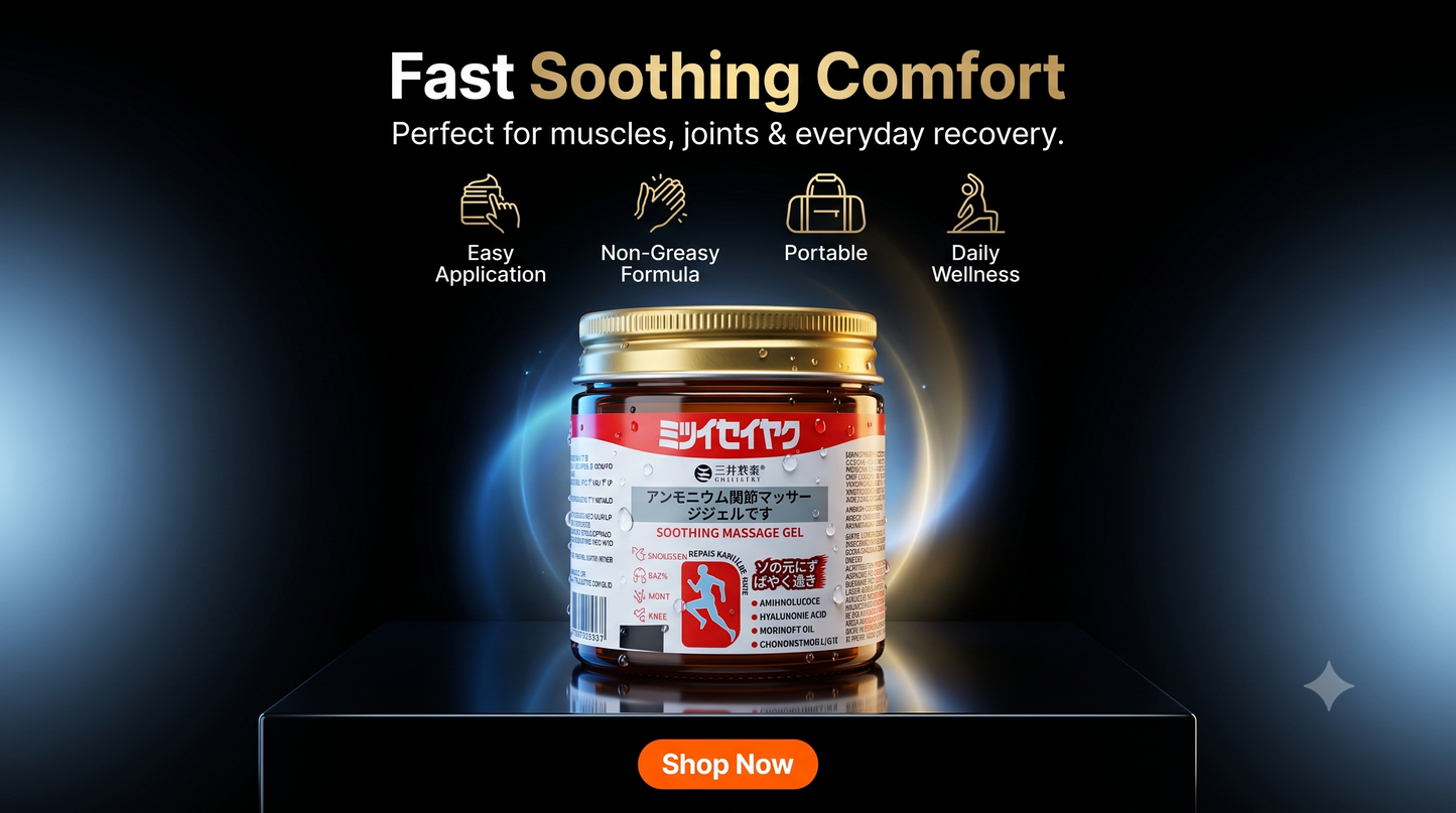 Pain Relief Massage Gel – Fast-Absorbing Gel for Joint, Muscle & Back Pain Relief (Pack of 2)