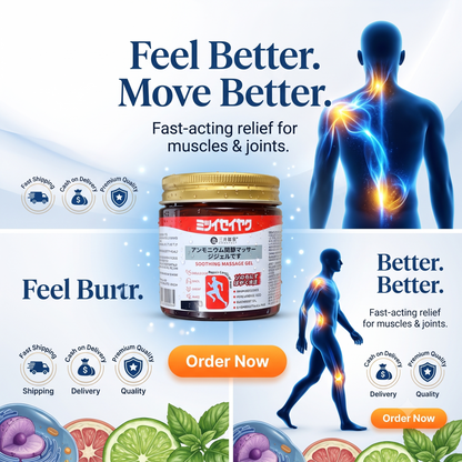Pain Relief Massage Gel – Fast-Absorbing Gel for Joint, Muscle & Back Pain Relief (Pack of 2)