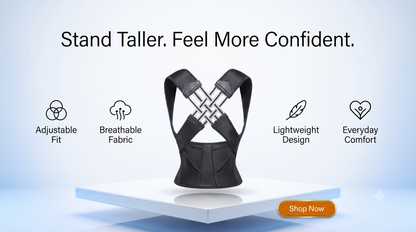 Adjustable Posture Corrector Belt – Breathable Back & Shoulder Support for Everyday Comfort
