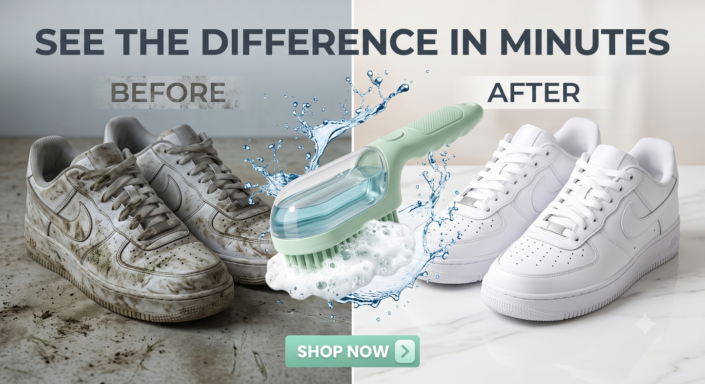 2-in-1 Liquid Dispensing Cleaning Brush