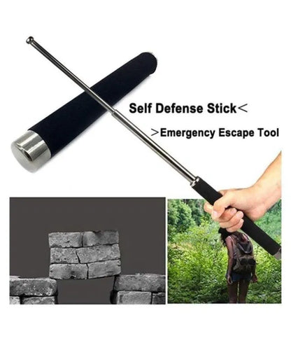 Telescopic Back Scratcher – Extendable Stainless Steel Back & Body Massager with Soft Foam Grip
