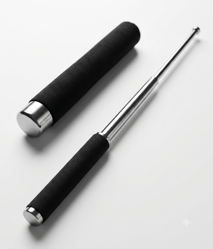 Telescopic Back Scratcher – Extendable Stainless Steel Back & Body Massager with Soft Foam Grip
